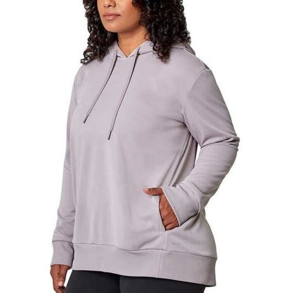 *Mondetta Ladies Hoodie - Gray Gull - Picture 1 of 4